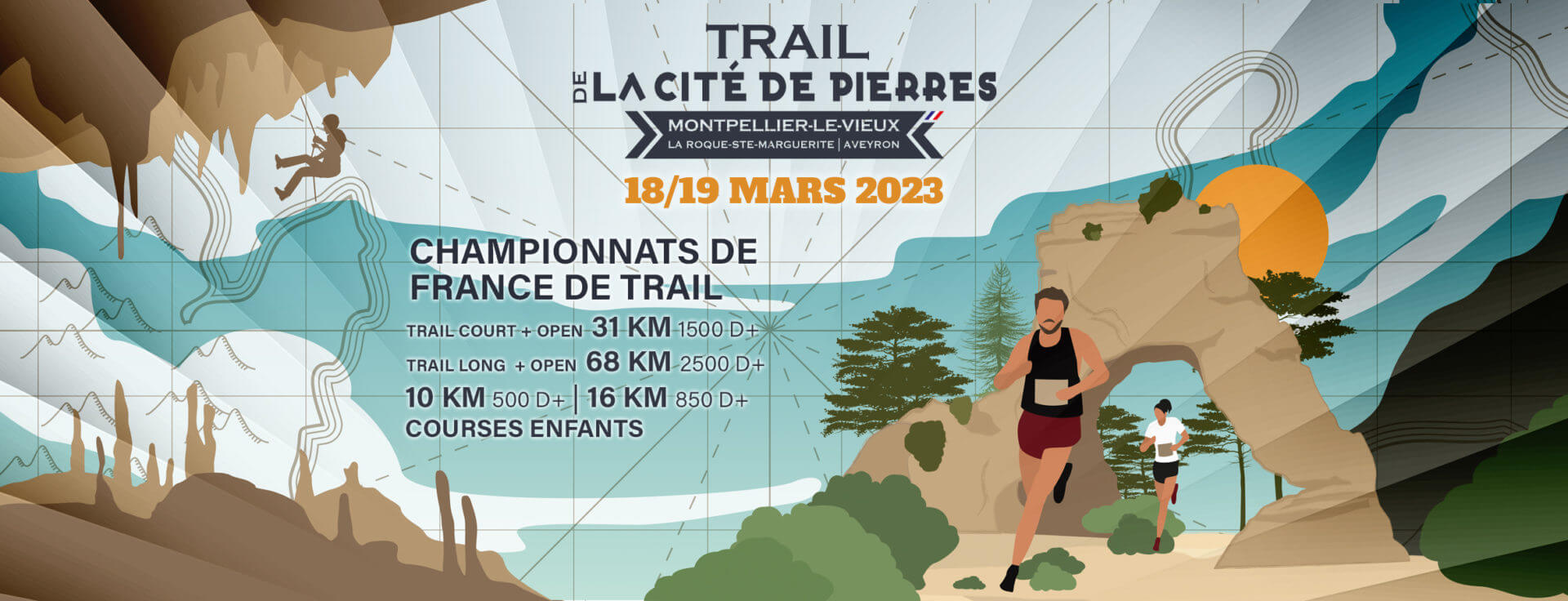 Trail De La Cit De Pierres Montpellier Le Vieux Aveyron